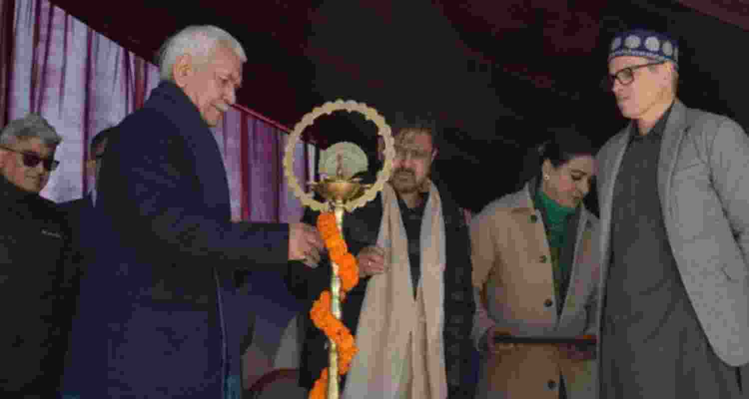 LG inaugurates Khelo India winter games in Gulmarg LG inaugurates Khelo India winter games in Gulmarg