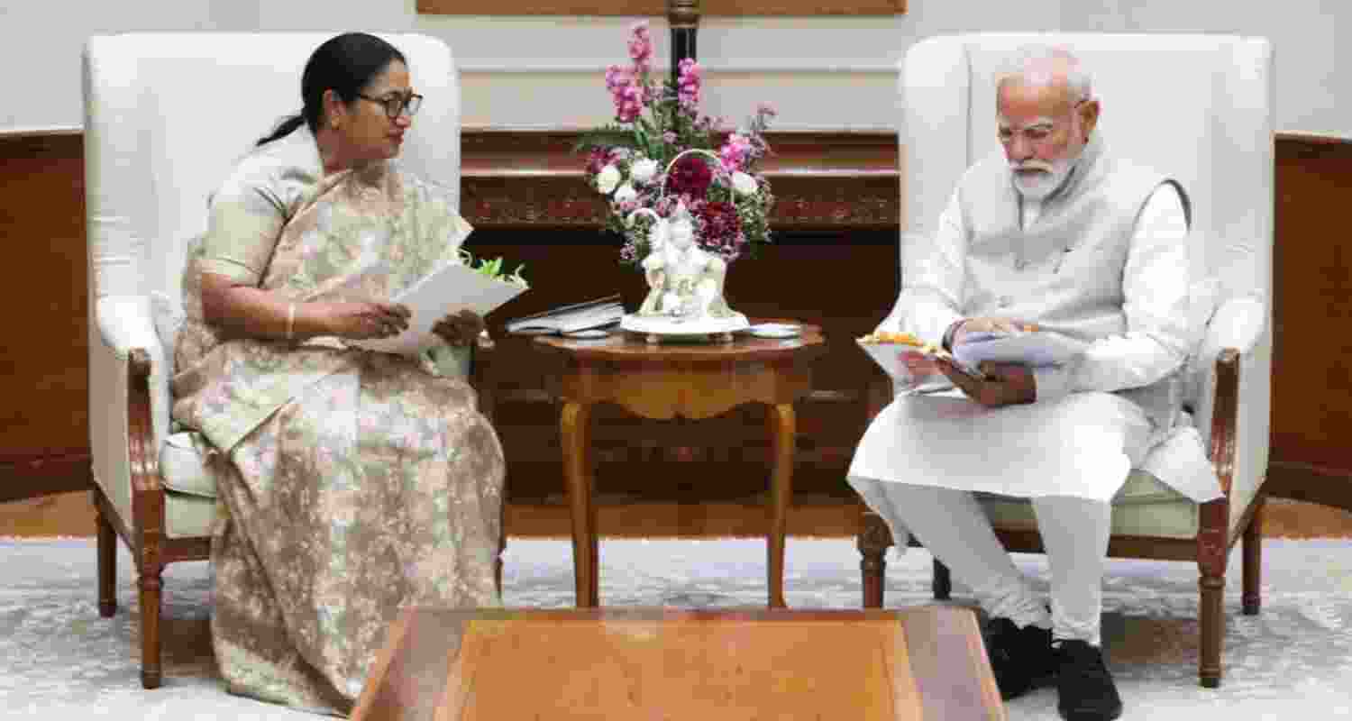 Delhi CM meets PM Modi, discusses development plans in capital Delhi CM meets PM Modi, discusses development plans in capital
