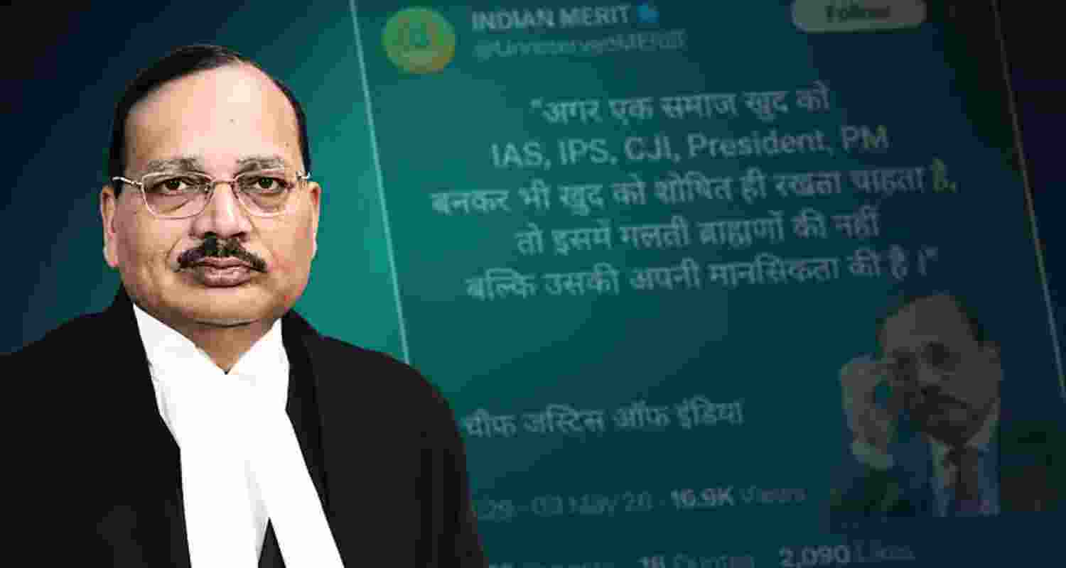CJI denies fake casteist remark attributed to him on social media CJI denies fake casteist remark attributed to him on social media