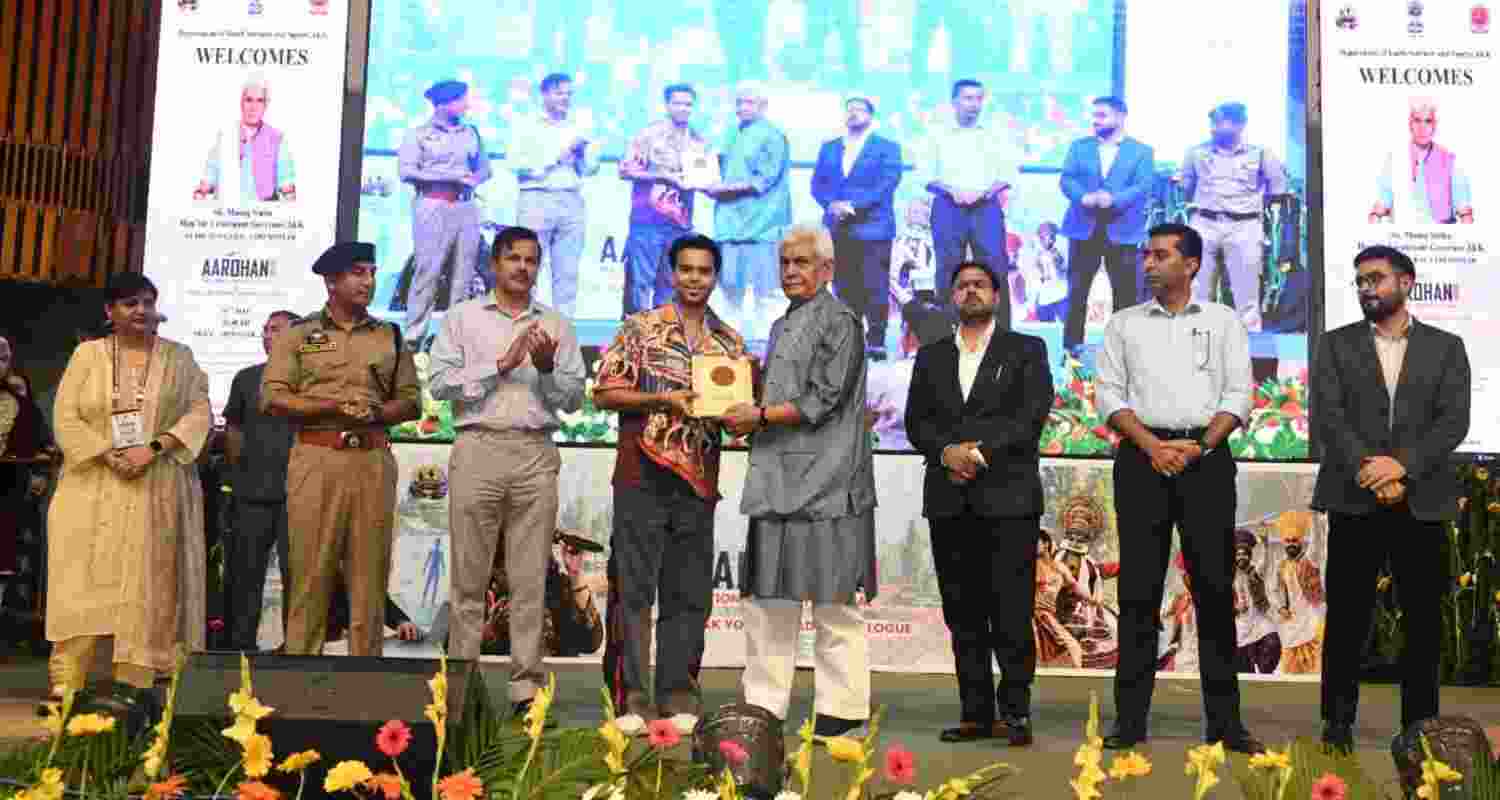 LG Sinha inaugurates National Youth Festival in Srinagar LG Sinha inaugurates National Youth Festival in Srinagar