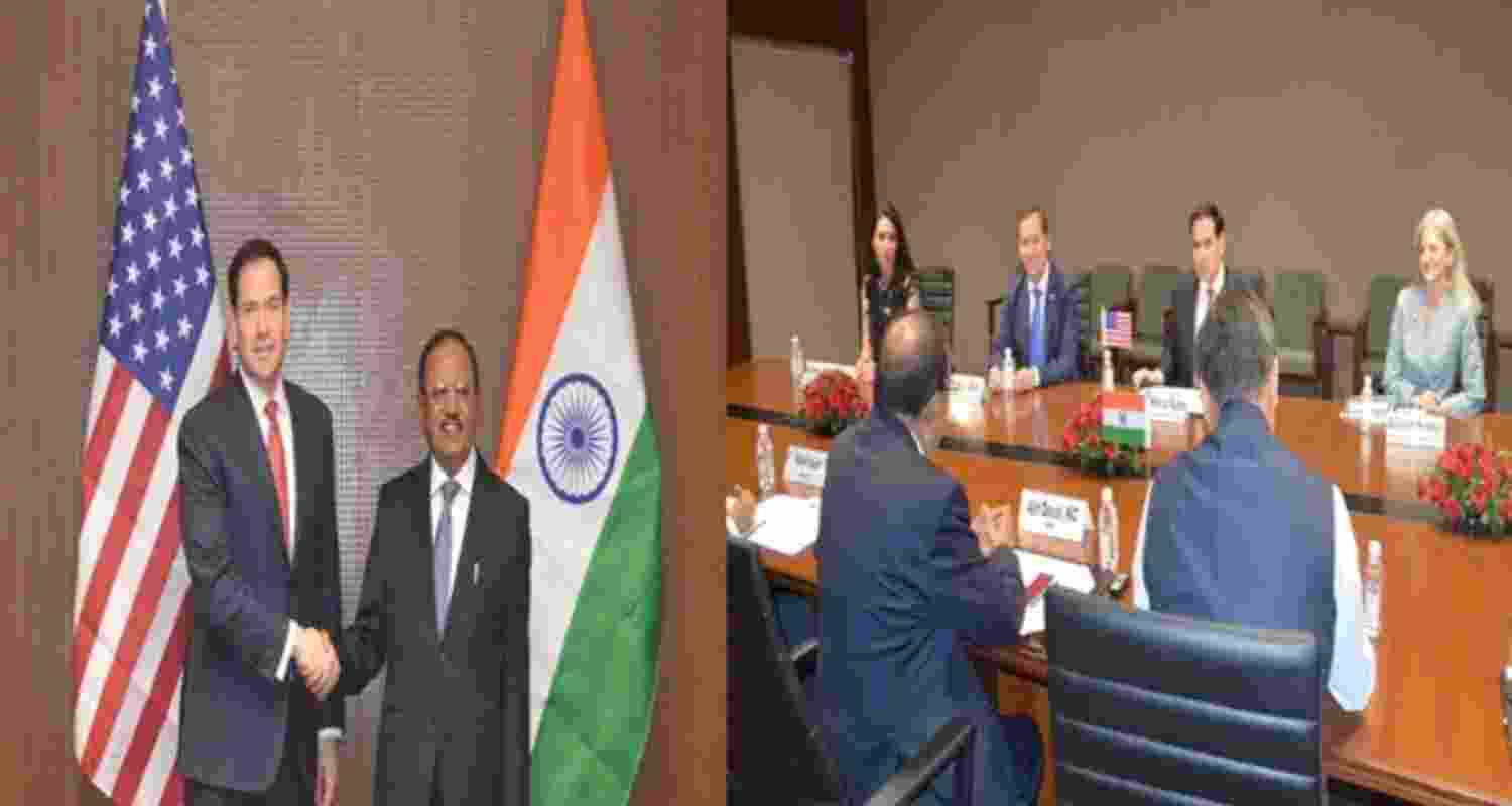 Rubio meets NSA Doval, discusses defence, security cooperation Rubio meets NSA Doval, discusses defence, security cooperation