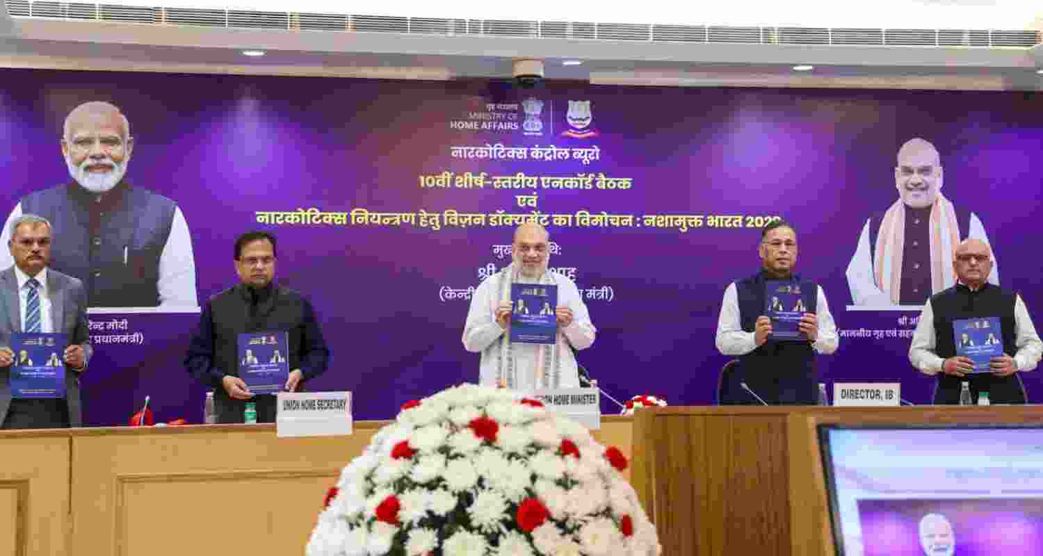 HM unveils vision document, launches Narcotics Disposal drive HM unveils vision document, launches Narcotics Disposal drive