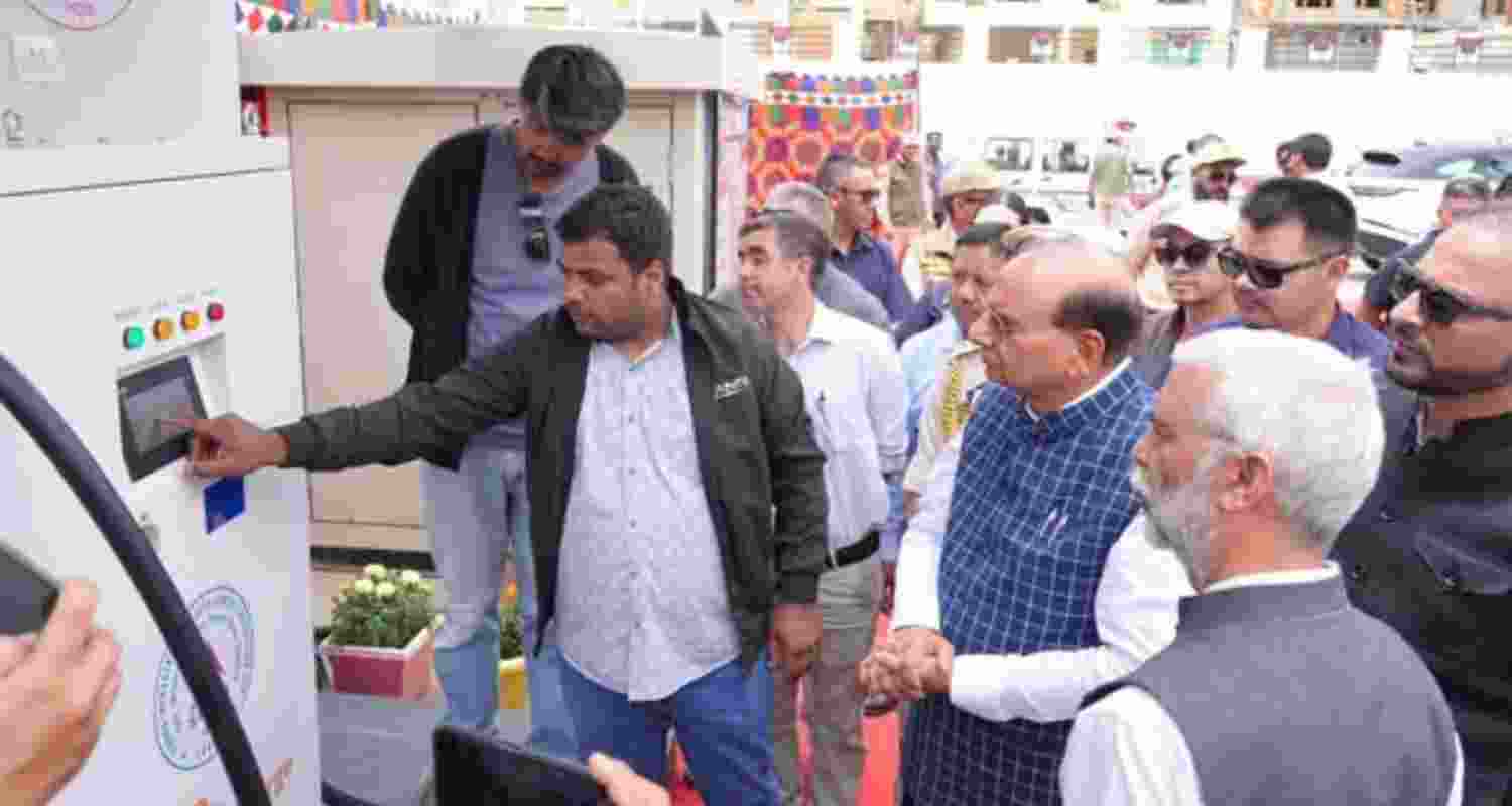 Ladakh gets first EV charging stations, LG hails move as crucial Ladakh gets first EV charging stations, LG hails move as crucial