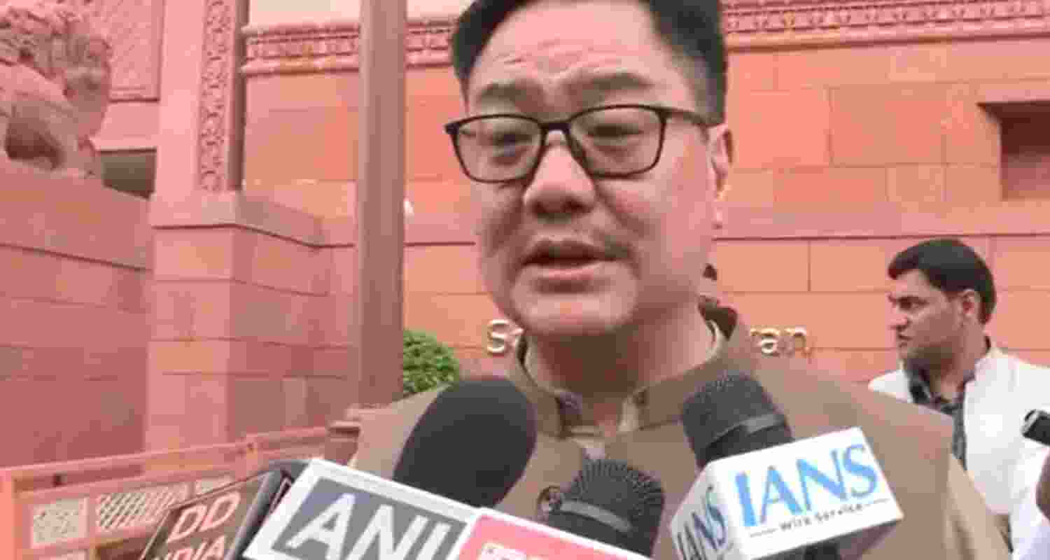 Rahul Gandhi 'trapped himself' on Amit Shah remarks: Kiren Rijiju Rahul Gandhi 'trapped himself' on Amit Shah remarks: Kiren Rijiju