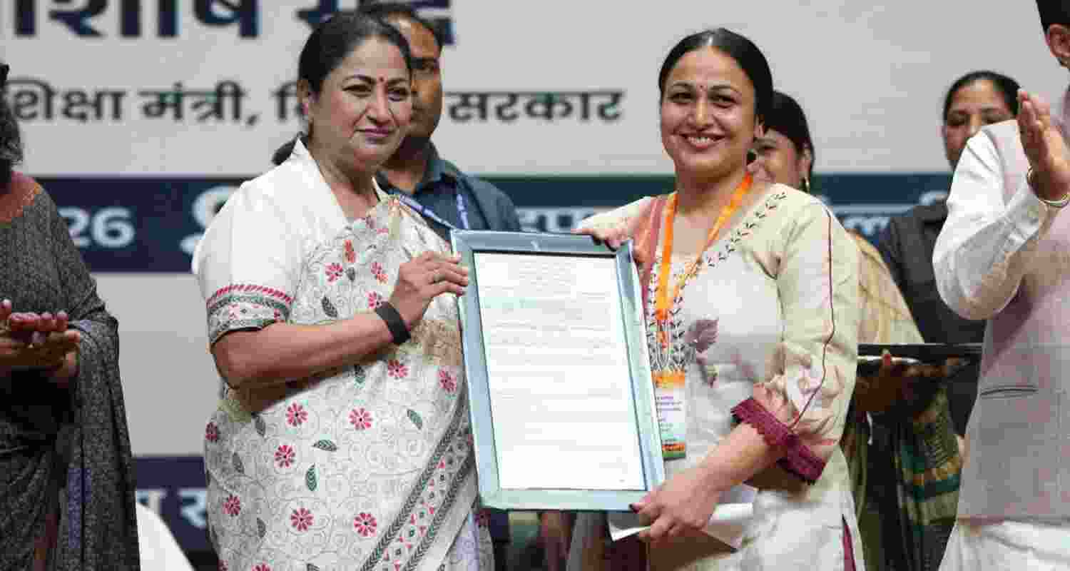 Delhi CM gives appointment letters to 1,368 new teachers Delhi CM gives appointment letters to 1,368 new teachers