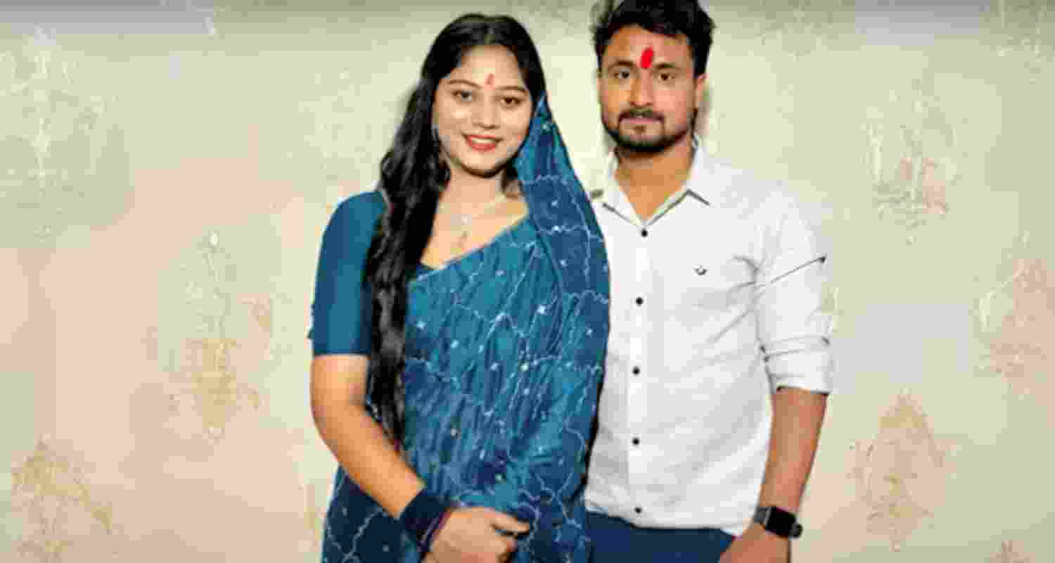 A file photo of Raja Raghuvanshi and Sonam. A file photo of Raja Raghuvanshi and Sonam.