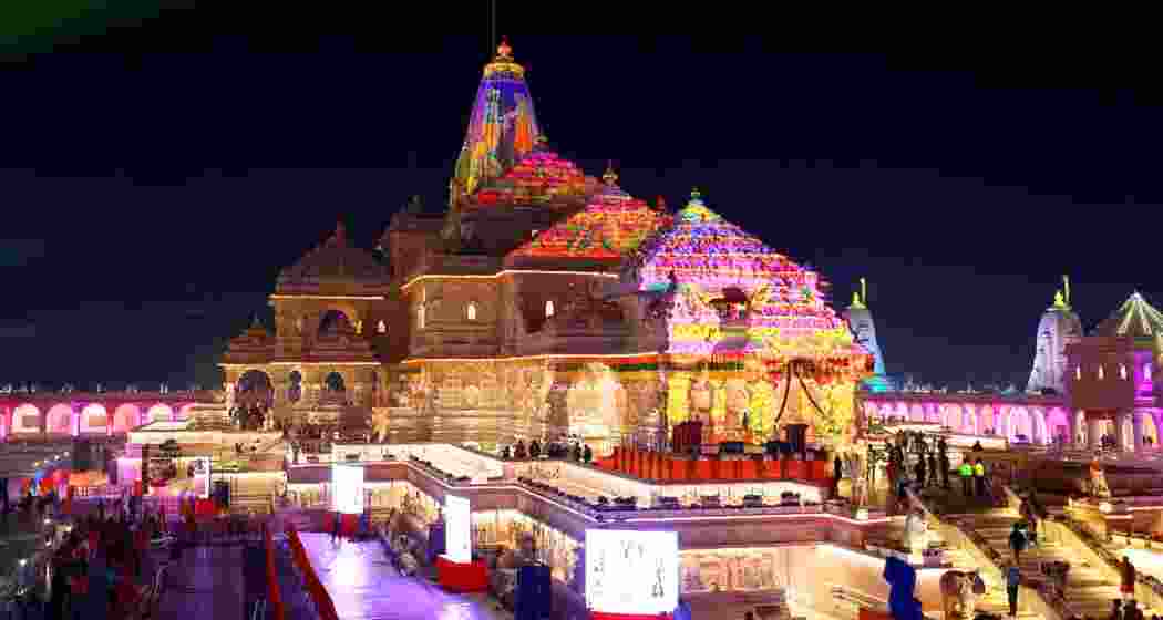 A view of the Ram temple in Ayodhya. A view of the Ram temple in Ayodhya.