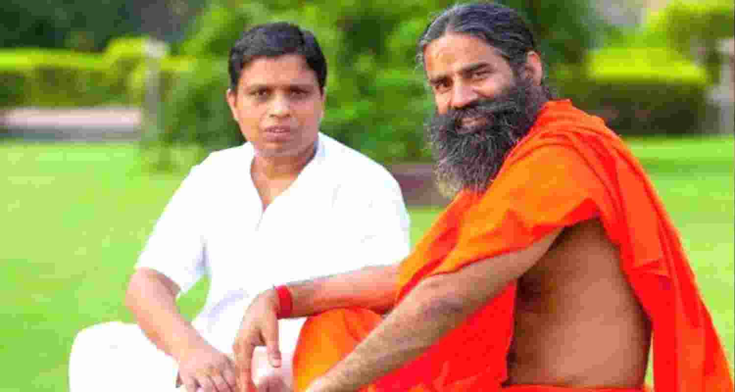 Balkrishna and Ramdev. Balkrishna and Ramdev.