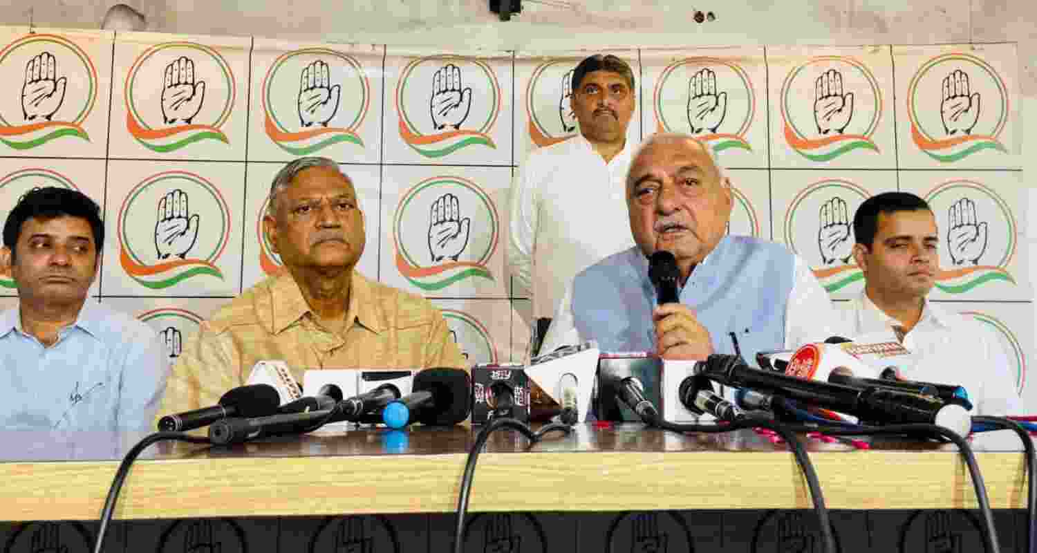 Former Chief Minister Bhupinder Singh Hooda. Former Chief Minister Bhupinder Singh Hooda.