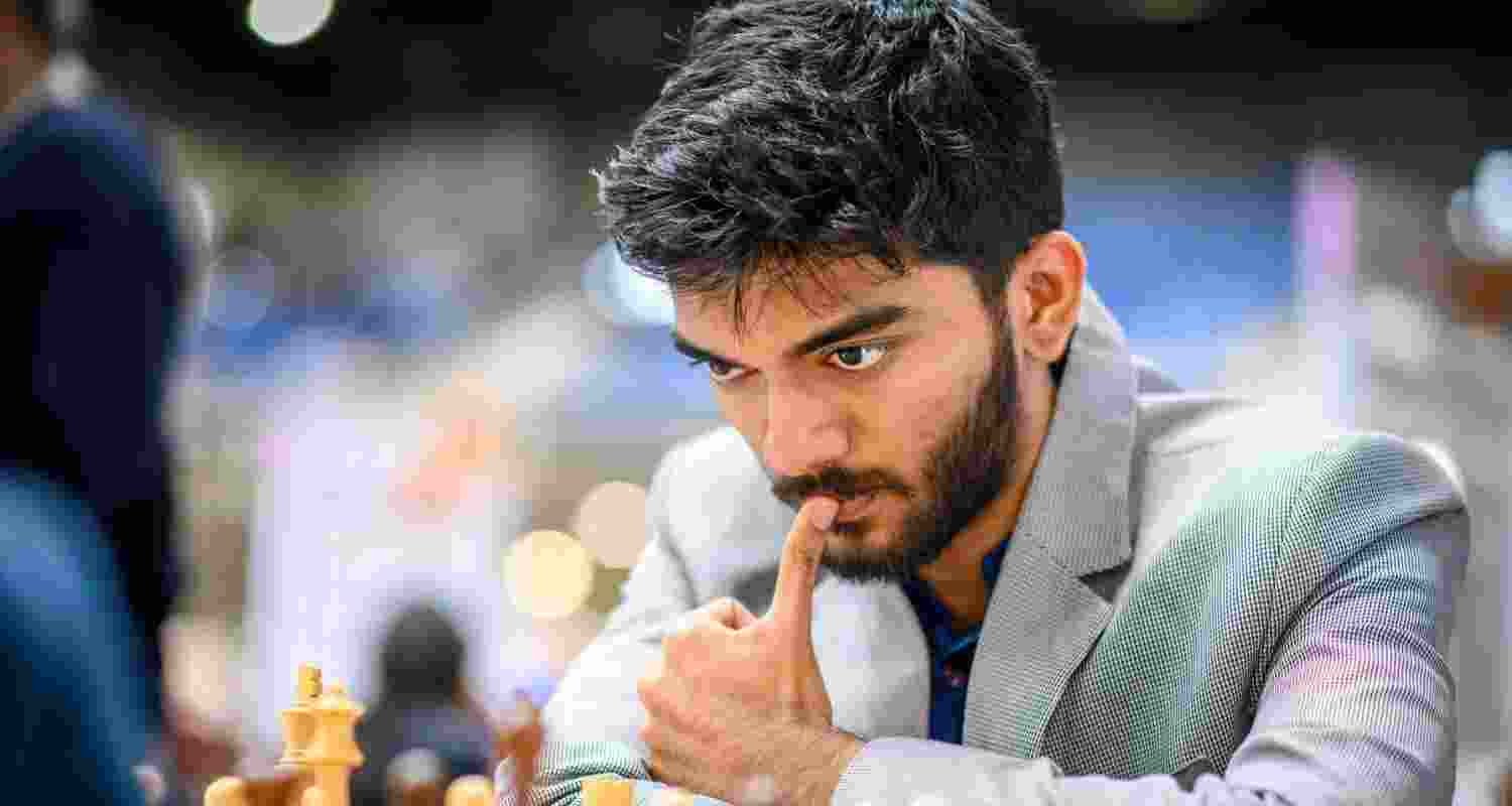 D Gukesh was down but not out, which he proved as the game progressed. D Gukesh was down but not out, which he proved as the game progressed.