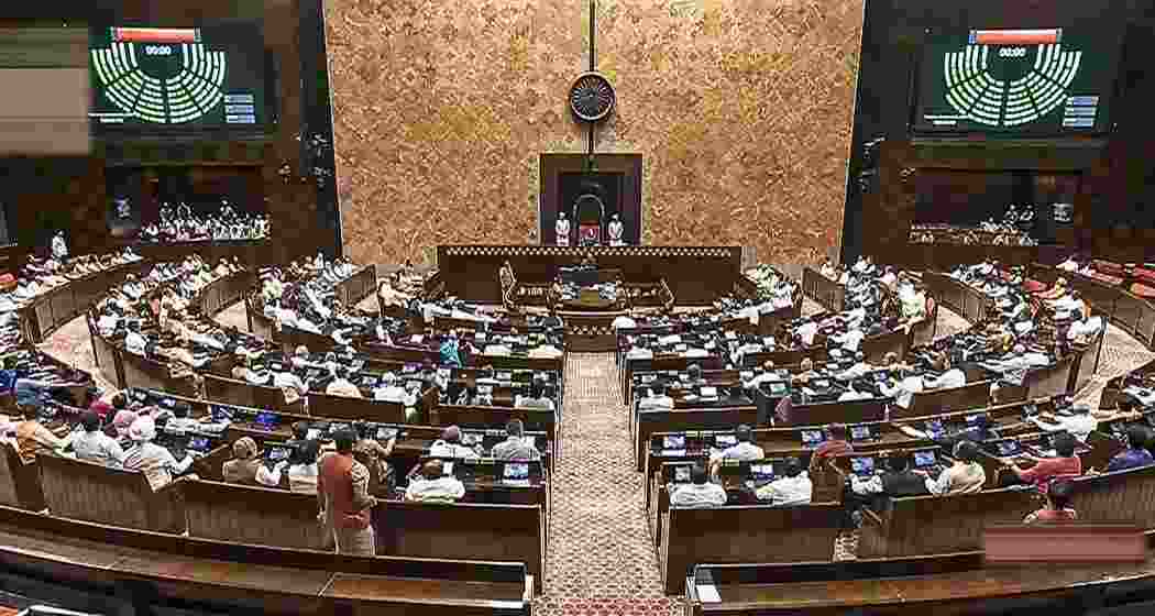 Rajya Sabha Chairman Jagdeep Dhankhar leaves after adjourning the House during the Winter session of Parliament, in New Delhi, Thursday, Dec. 5, 2024. Rajya Sabha Chairman Jagdeep Dhankhar leaves after adjourning the House during the Winter session of Parliament, in New Delhi, Thursday, Dec. 5, 2024.