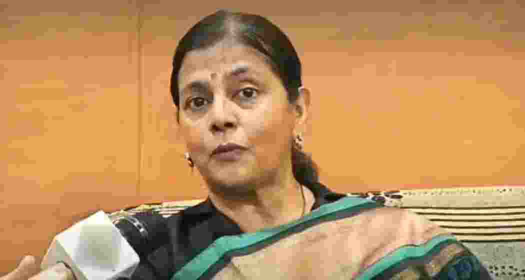 File photo of Ruta Awhad, wife of Nationalist Congress Party — Sharadchandra Pawar (NCP-SP) leader Jitendra Awhad. File photo of Ruta Awhad, wife of Nationalist Congress Party — Sharadchandra Pawar (NCP-SP) leader Jitendra Awhad.