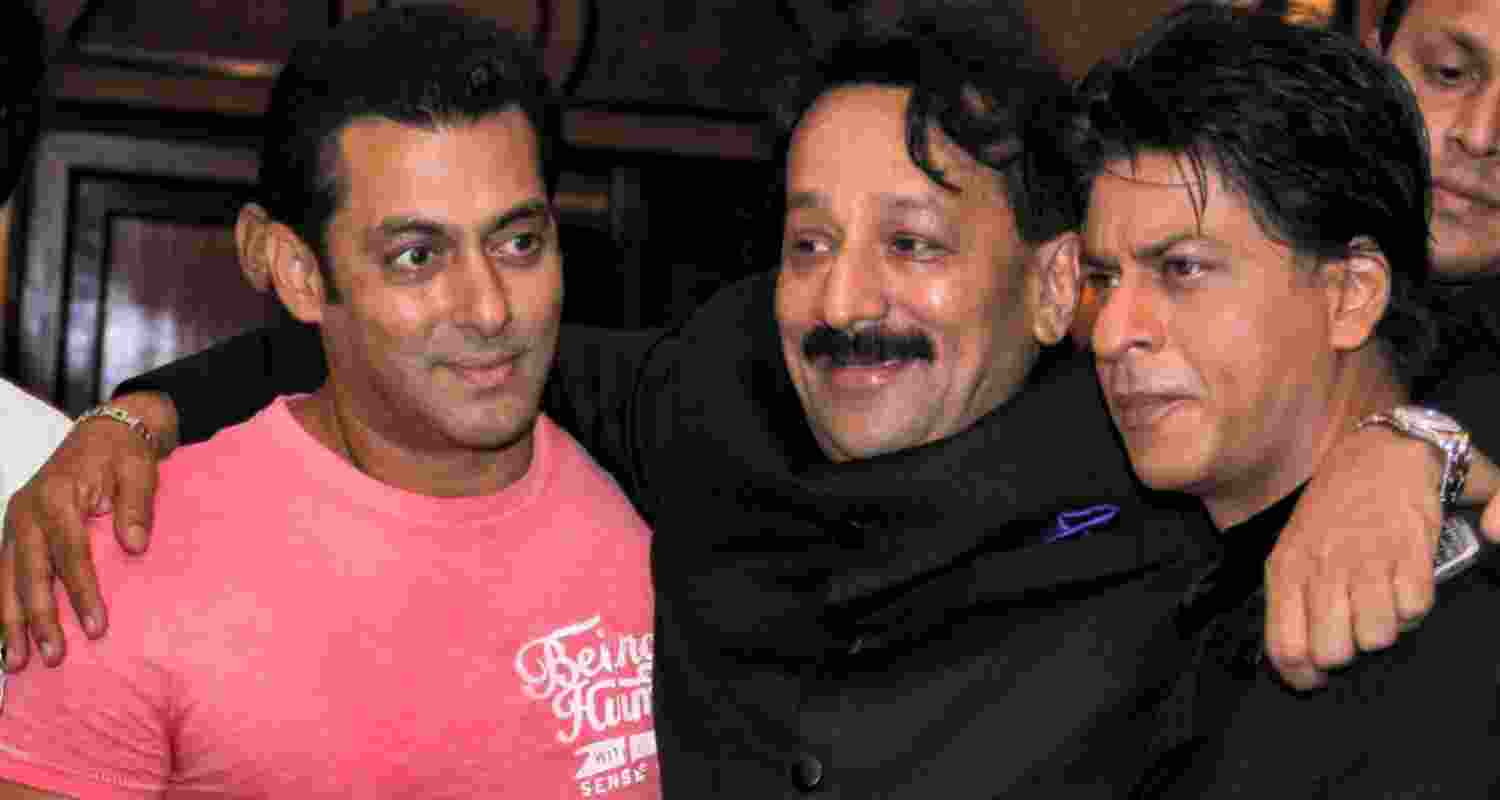 When Baba Siddique reunited the Khans in 2013 iconic hug When Baba Siddique reunited the Khans in 2013 iconic hug