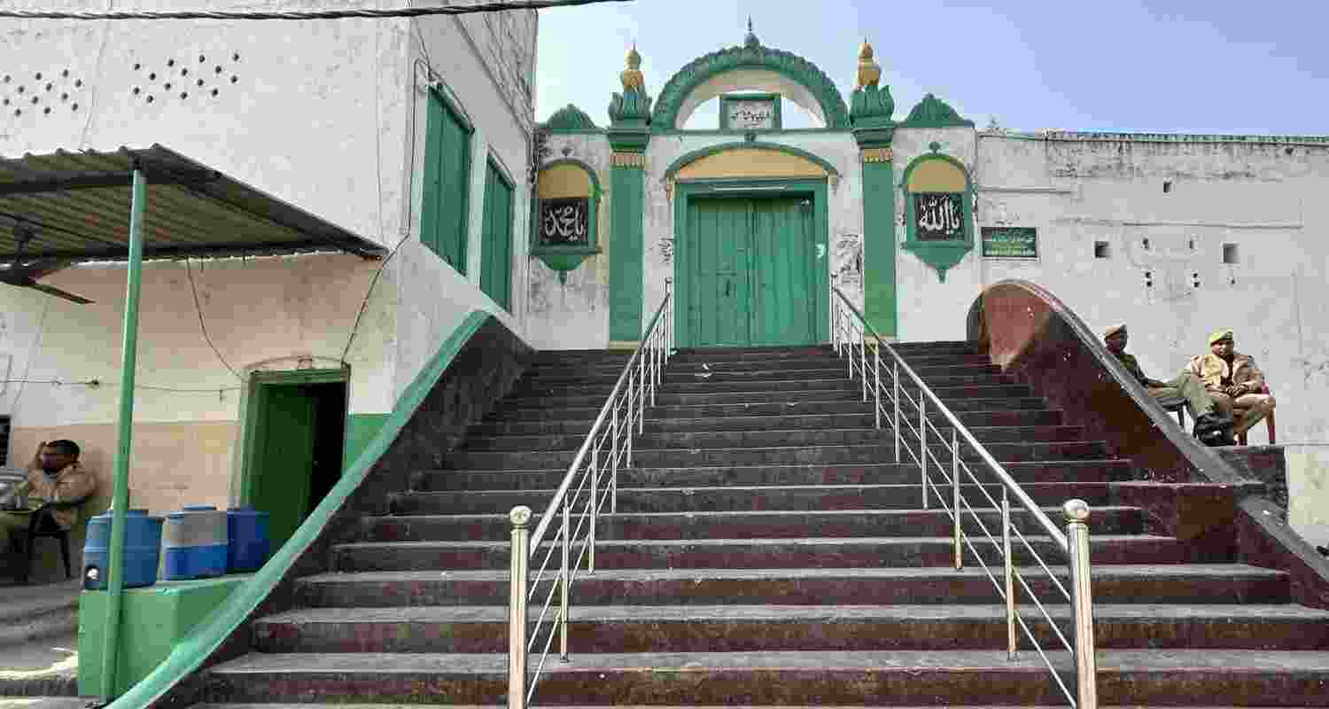 The Sambhal mosque. Image via X. The Sambhal mosque. Image via X.