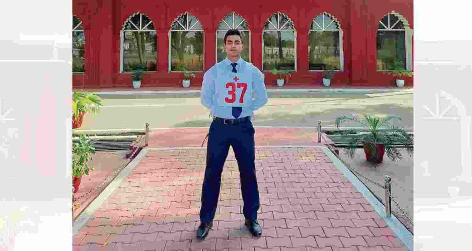 Sangharsh Thakur from Mandi district has been commissioned as a Lieutenant in the Indian Army. Sangharsh Thakur from Mandi district has been commissioned as a Lieutenant in the Indian Army.