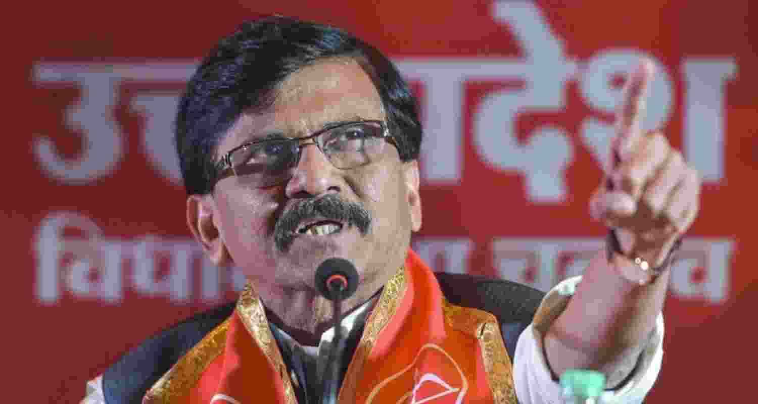 Shiv Sena (UBT) leader Sanjay Raut - file image. Shiv Sena (UBT) leader Sanjay Raut - file image.
