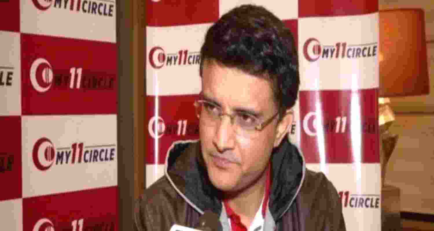Former Indian cricket team captain Sourav Ganguly - file image. Former Indian cricket team captain Sourav Ganguly - file image.