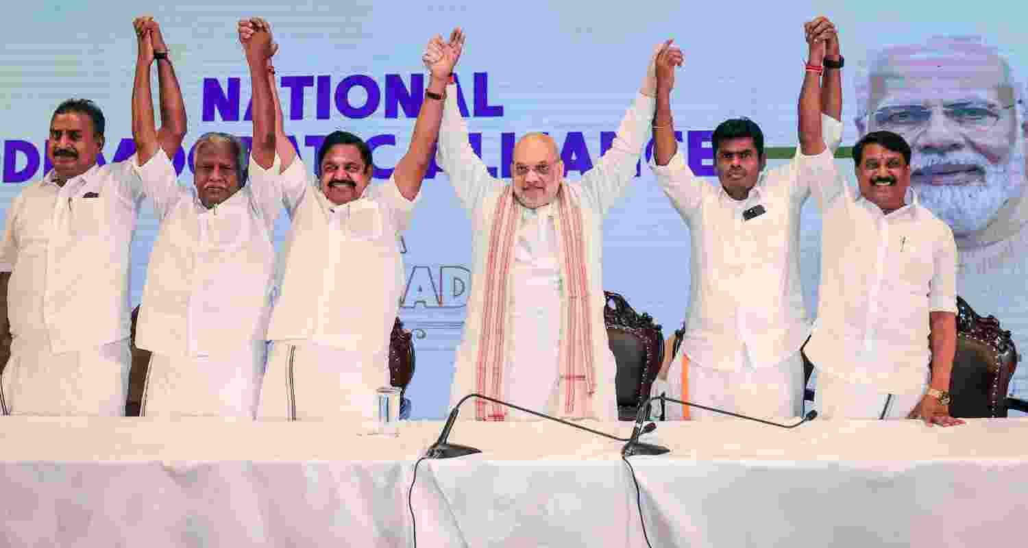 Amit Shah confirms AIADMK-BJP alliance for 2026 TN Polls Amit Shah confirms AIADMK-BJP alliance for 2026 TN Polls