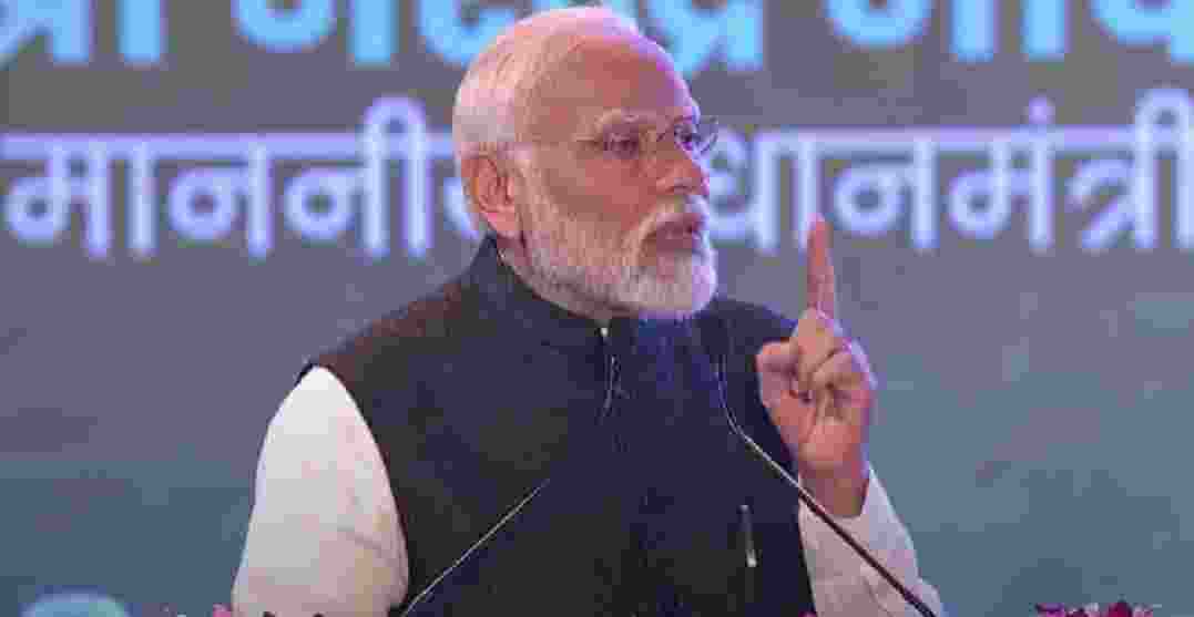 Prime Minister Narendra Modi laid the foundation stone for a slew of key initiatives at Bharat Mandapam, New Delhi today. Prime Minister Narendra Modi laid the foundation stone for a slew of key initiatives at Bharat Mandapam, New Delhi today.