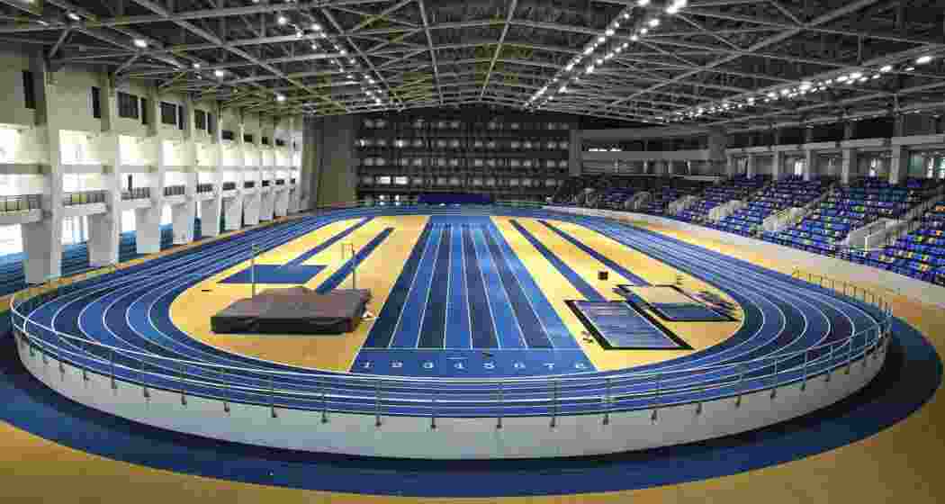 The Kalinga Indoor Athletics Stadium in Bhubaneswar. The Kalinga Indoor Athletics Stadium in Bhubaneswar.