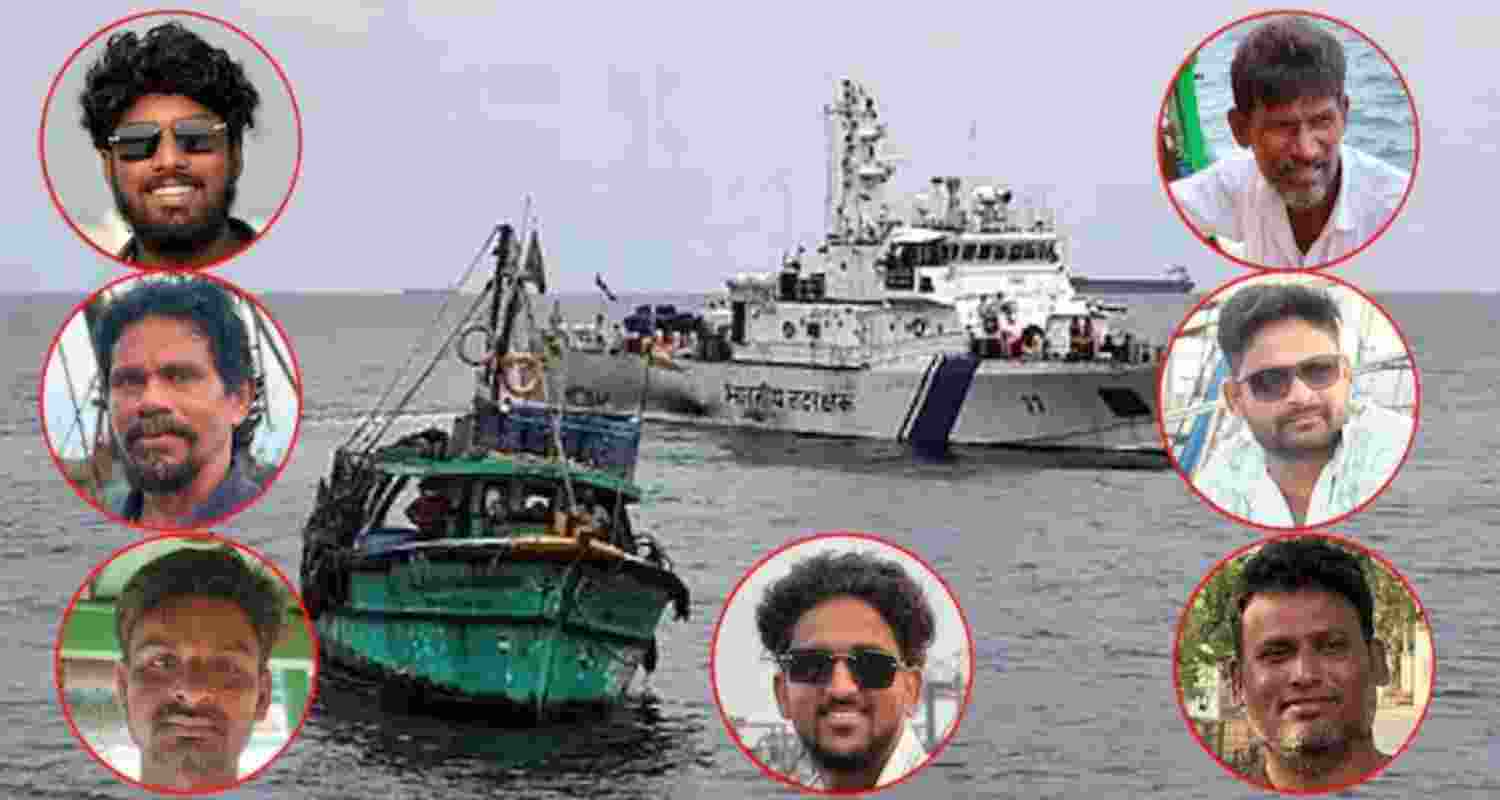 Seven fishermen reported missing off the Andhra coast Seven fishermen reported missing off the Andhra coast