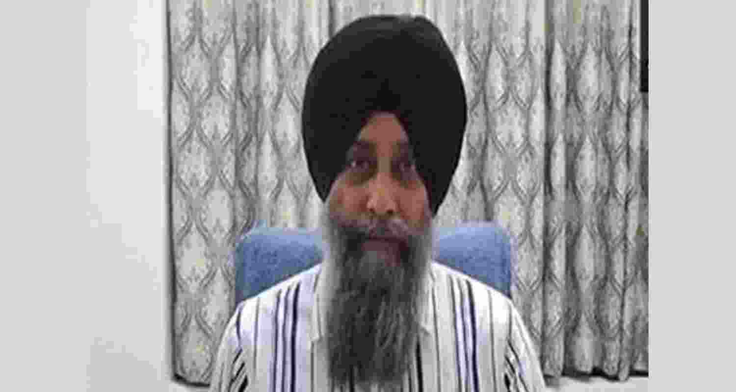 SGPC official Harbhajan Singh Vakta. SGPC official Harbhajan Singh Vakta.