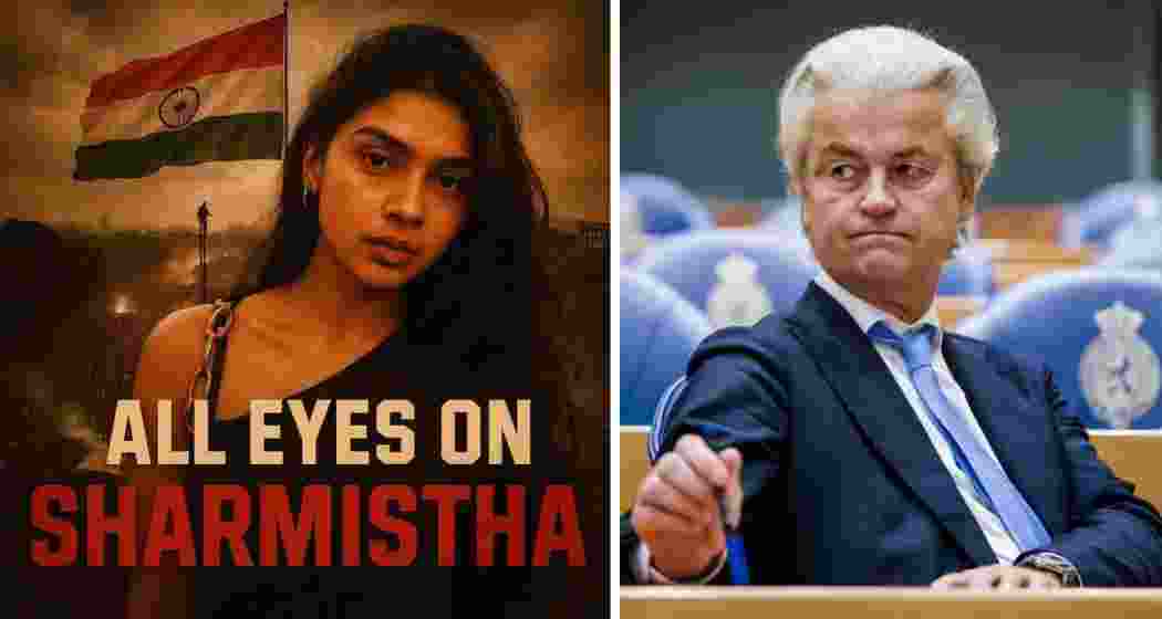 Dutch MP Geert Wilders (R) demands release of influencer Sharmishta Panoli, arrested in Kolkata for controversial posts, triggering a political dispute between BJP and TMC over communal tensions in West Bengal. Dutch MP Geert Wilders (R) demands release of influencer Sharmishta Panoli, arrested in Kolkata for controversial posts, triggering a political dispute between BJP and TMC over communal tensions in West Bengal.