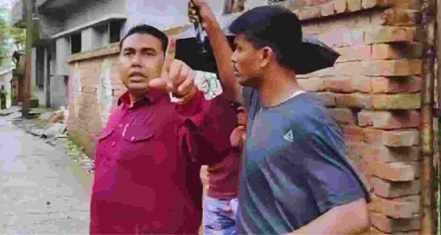 A file photo of ex-TMC leader Shajahan Sheikh. A file photo of ex-TMC leader Shajahan Sheikh.