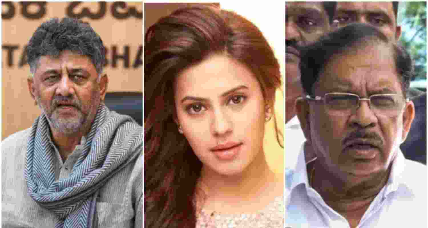 DK Shivakumar said G Parameshwara had spoken about a wedding gift with regard to the Ranya Rao case raids. DK Shivakumar said G Parameshwara had spoken about a wedding gift with regard to the Ranya Rao case raids.