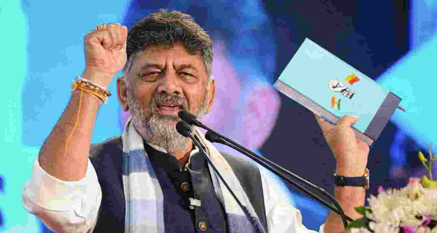 Karnataka CM D. K. Shivakumar. Karnataka CM D. K. Shivakumar.