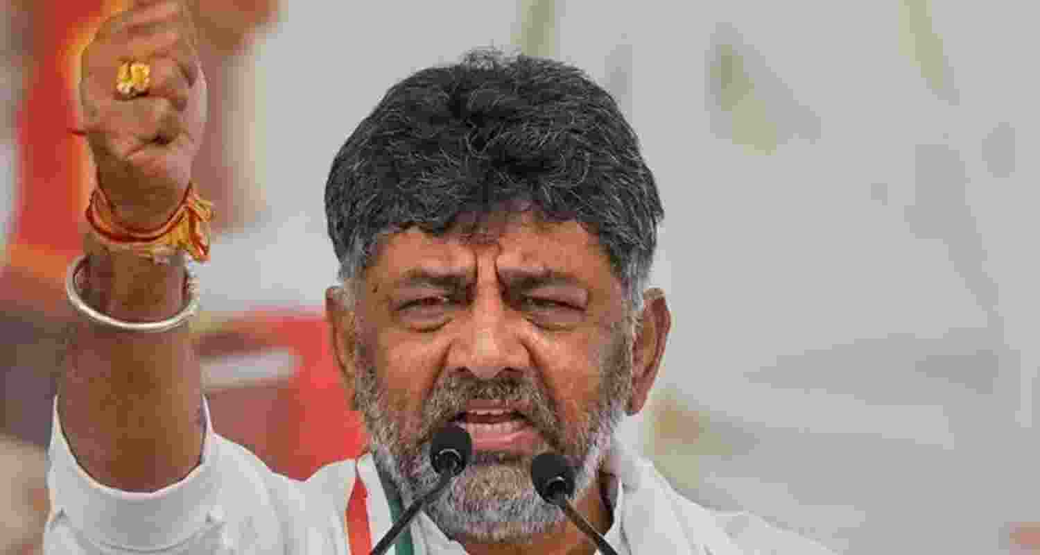 Karnataka Deputy Chief Minister DK Shivakumar - file image. Karnataka Deputy Chief Minister DK Shivakumar - file image.