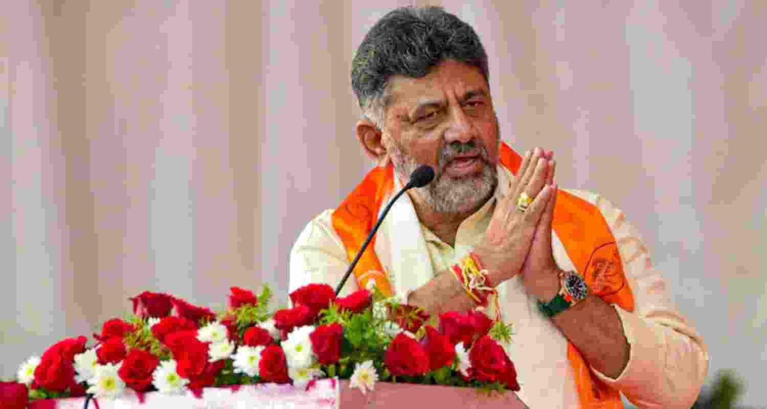 Karnataka Deputy Chief Minister DK Shivakumar - file image. Karnataka Deputy Chief Minister DK Shivakumar - file image.