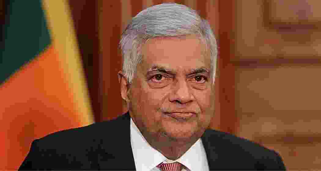 A File photo of Sri Lanka's former president Ranil Wickremesinghe. A File photo of Sri Lanka's former president Ranil Wickremesinghe.