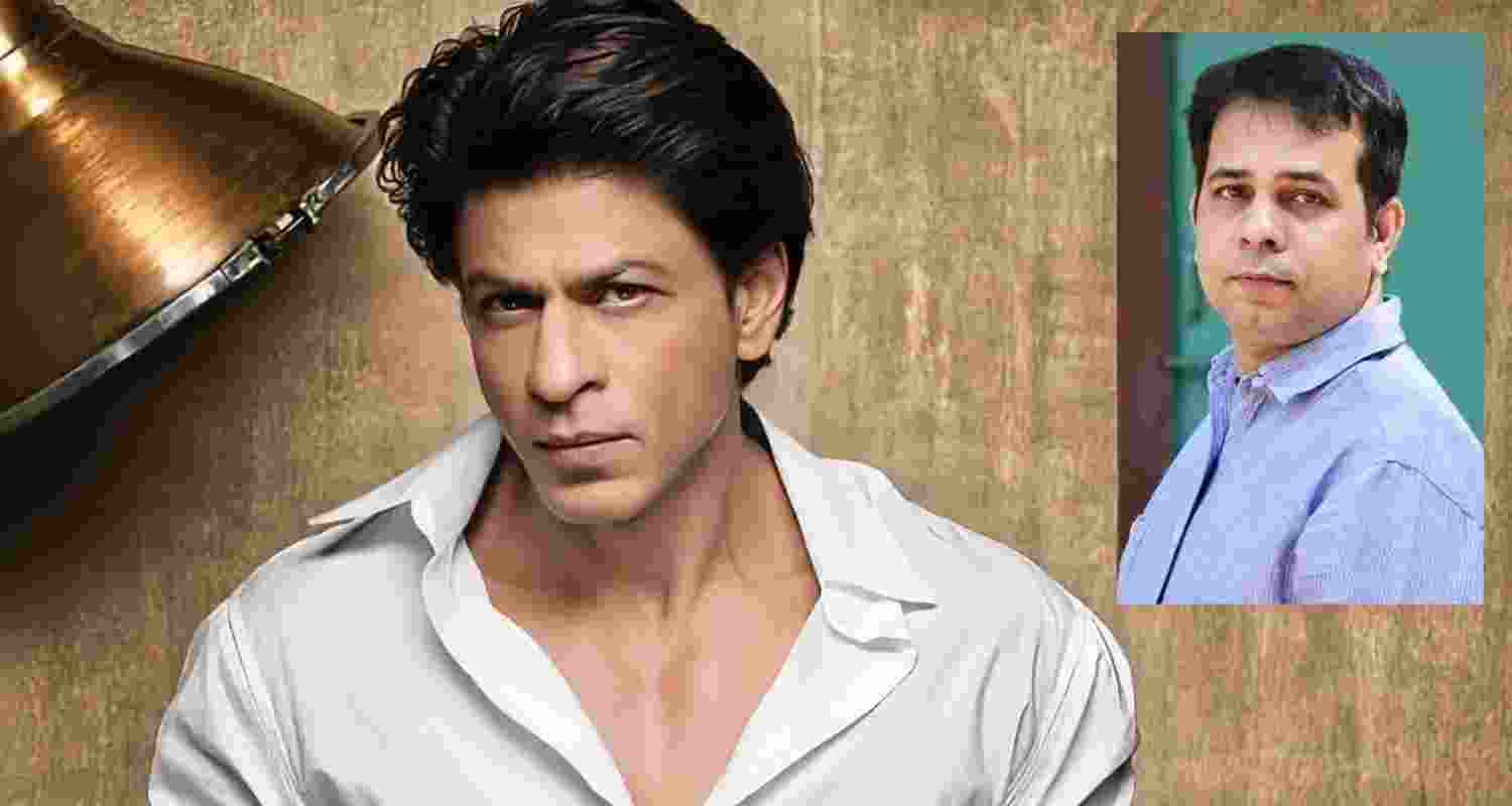 Bollywood actor Shah Rukh Khan and Chittaranjan Tripathy, Director of the National School of Drama (inset). File photos. Bollywood actor Shah Rukh Khan and Chittaranjan Tripathy, Director of the National School of Drama (inset). File photos.