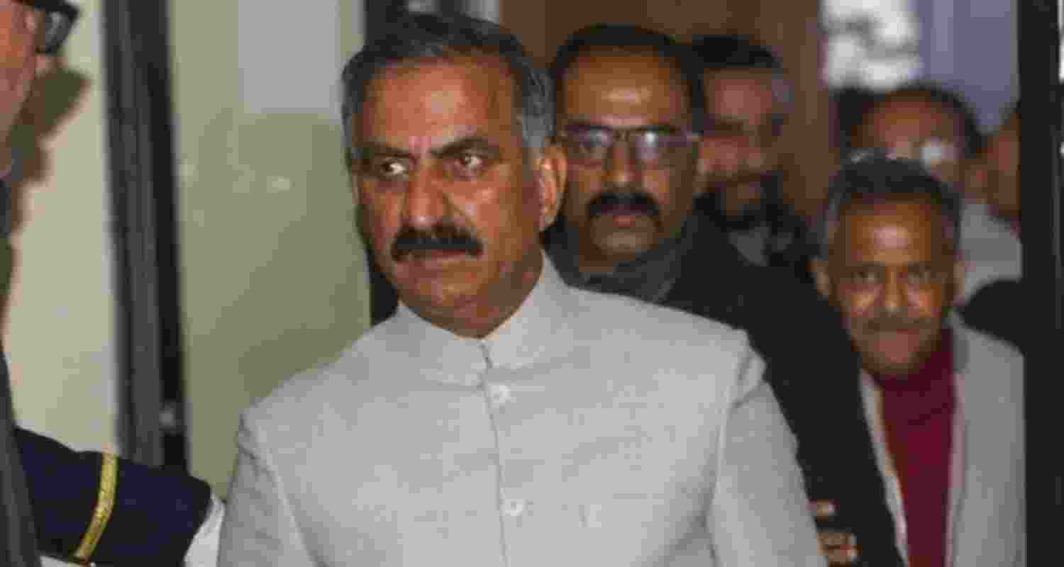 Himachal Chief minister Sukhvinder Singh Sukhu. Himachal Chief minister Sukhvinder Singh Sukhu.