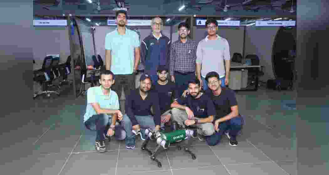 The SVAN-M2 team showcases India-made robot. The SVAN-M2 team showcases India-made robot.