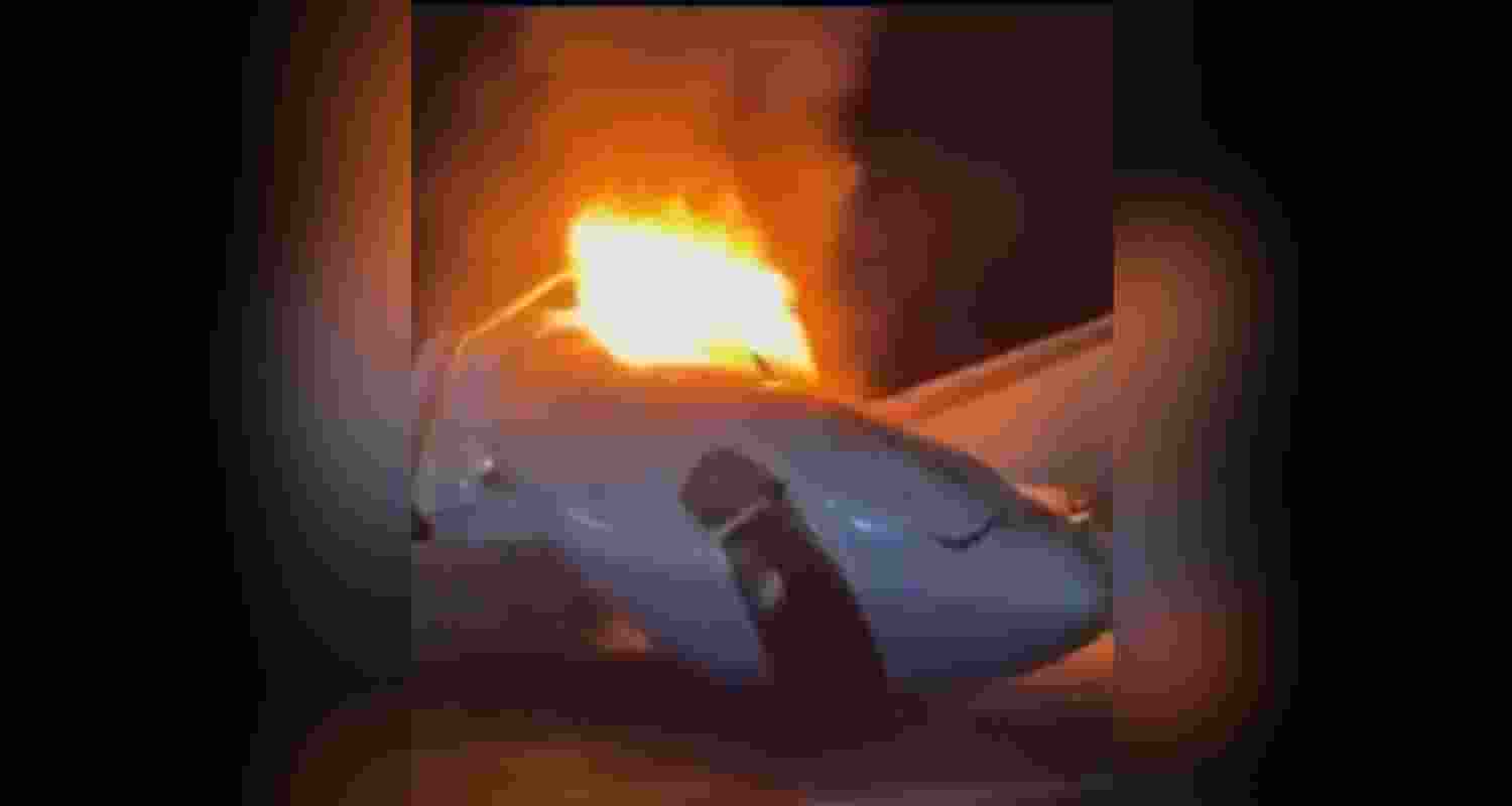 A small plane crashed and caught fire on a Texas highway, killing one of six people onboard as bystanders rushed to rescue survivors. A small plane crashed and caught fire on a Texas highway, killing one of six people onboard as bystanders rushed to rescue survivors.