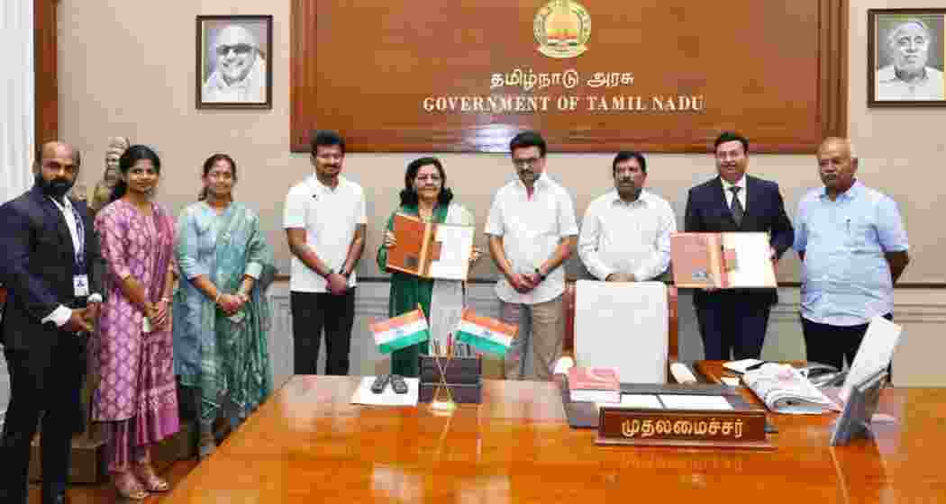 File photo of Tamil Nadu Chief Minister M.K. Stalin with representatives of UN Women council. (Representational image) File photo of Tamil Nadu Chief Minister M.K. Stalin with representatives of UN Women council. (Representational image)