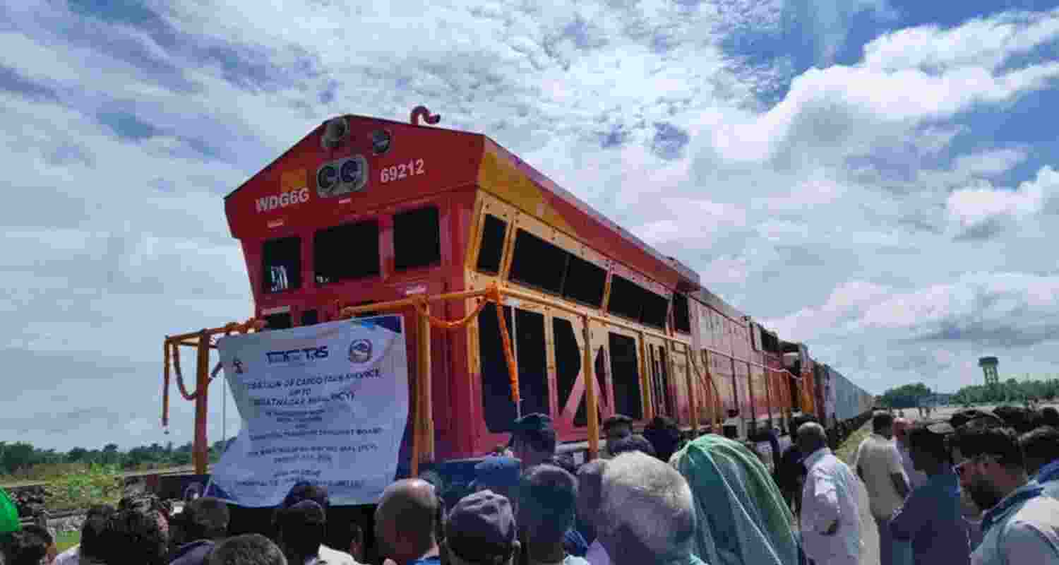 The freight service, comprising 40 container wagons carrying canola consignments, completed its journey under the revised India–Nepal Rail Transit Protocol. The freight service, comprising 40 container wagons carrying canola consignments, completed its journey under the revised India–Nepal Rail Transit Protocol.
