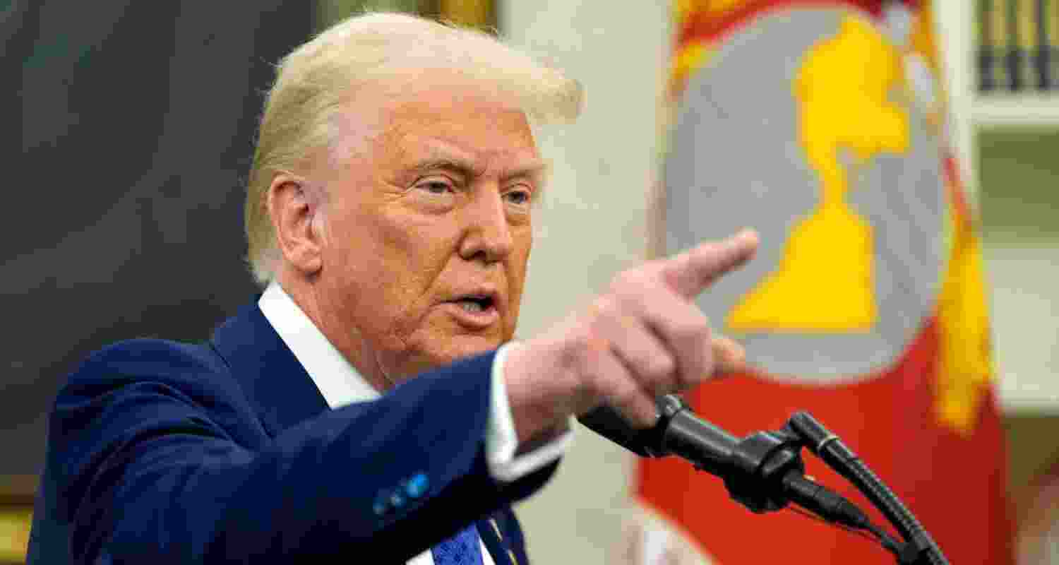 US President Donald Trump - file image. US President Donald Trump - file image.