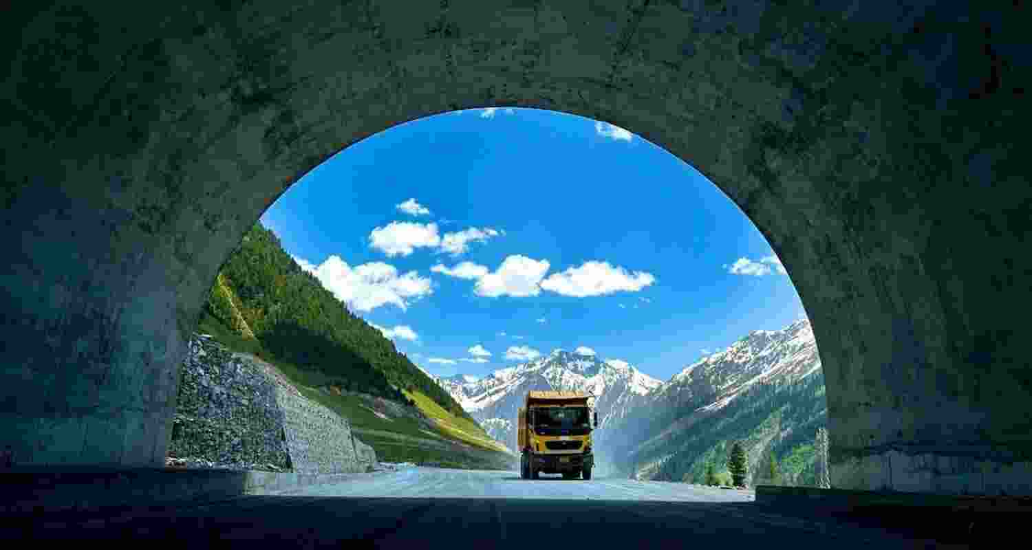 Nitin Gadkari to witness breakthrough at strategic Zojila Tunnel today Nitin Gadkari to witness breakthrough at strategic Zojila Tunnel today