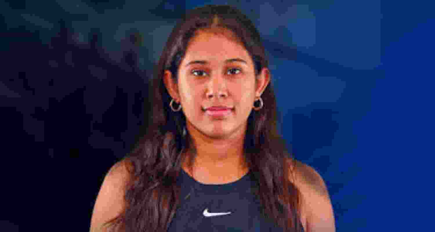 Indian squash player Sanya Vats. Indian squash player Sanya Vats.