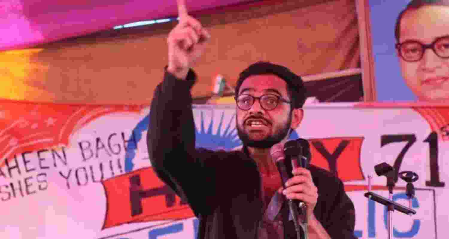 Umar Khalid's counsel says no basis for terror angle against Umar. Image X. Umar Khalid's counsel says no basis for terror angle against Umar. Image X.