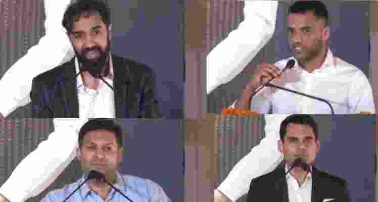 Prominent figures from India's information technology and digital sectors were celebrated at an event hosted by Hardeep Singh Puri, Minister of Petroleum and Natural Gas, and Rajeev Chandrasekhar, Minister of State for Electronics and Information Technology. Prominent figures from India's information technology and digital sectors were celebrated at an event hosted by Hardeep Singh Puri, Minister of Petroleum and Natural Gas, and Rajeev Chandrasekhar, Minister of State for Electronics and Information Technology.