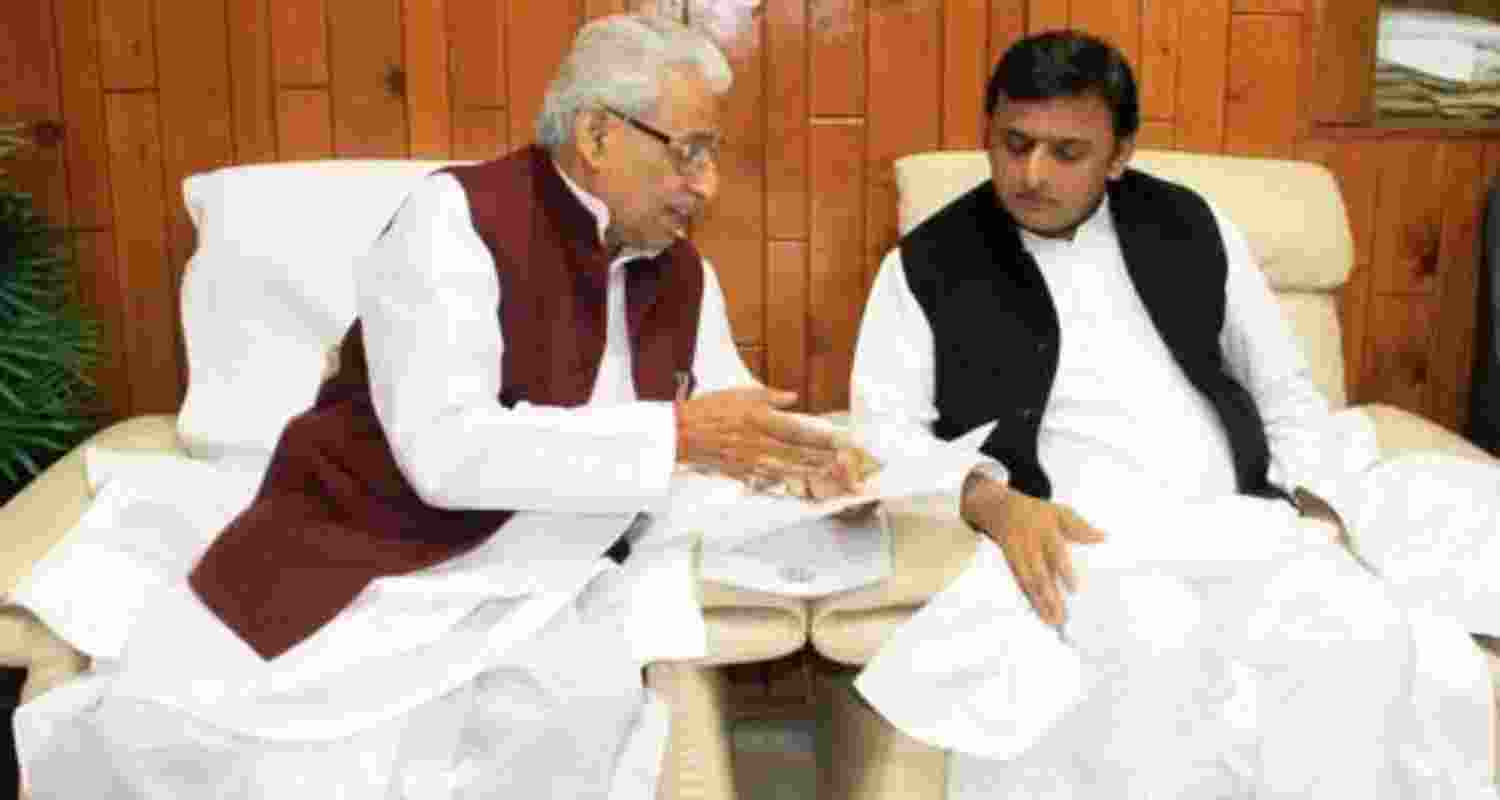 Akhilesh Yadav selects Mata Prasad Pandey as UP Assembly Opposition Leader. Akhilesh Yadav selects Mata Prasad Pandey as UP Assembly Opposition Leader.