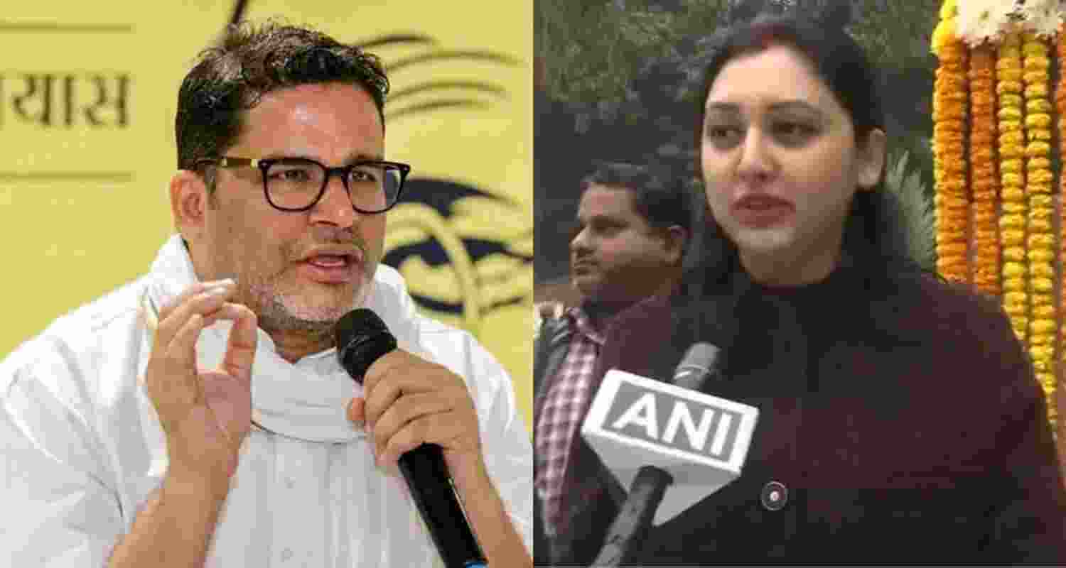 Dr Jagriti (Granddaughter to Karpoori Thakur), Anand Mishra Join Jan Suraaj Movement in Patna. Dr Jagriti (Granddaughter to Karpoori Thakur), Anand Mishra Join Jan Suraaj Movement in Patna.