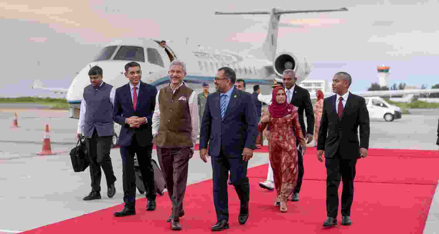S Jaishankar Begins Three Day Visit to Strengthen Ties With Maldives. S Jaishankar Begins Three Day Visit to Strengthen Ties With Maldives.