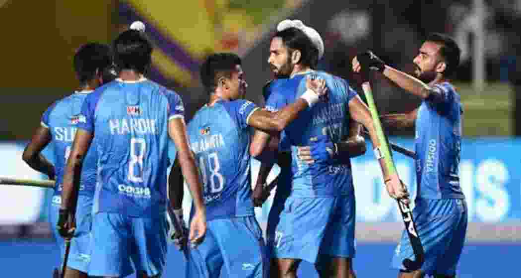Indian Hockey team in Asian Champions Trophy 2023. File Photo. Indian Hockey team in Asian Champions Trophy 2023. File Photo.