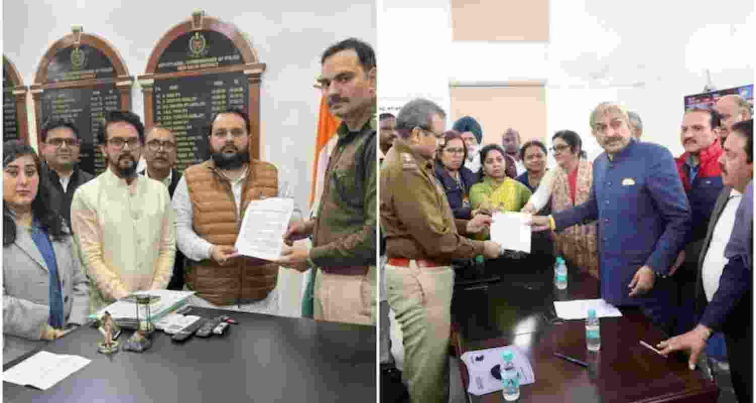 BJP accuses Rahul Gandhi as Congress files counter complaint. BJP accuses Rahul Gandhi as Congress files counter complaint.