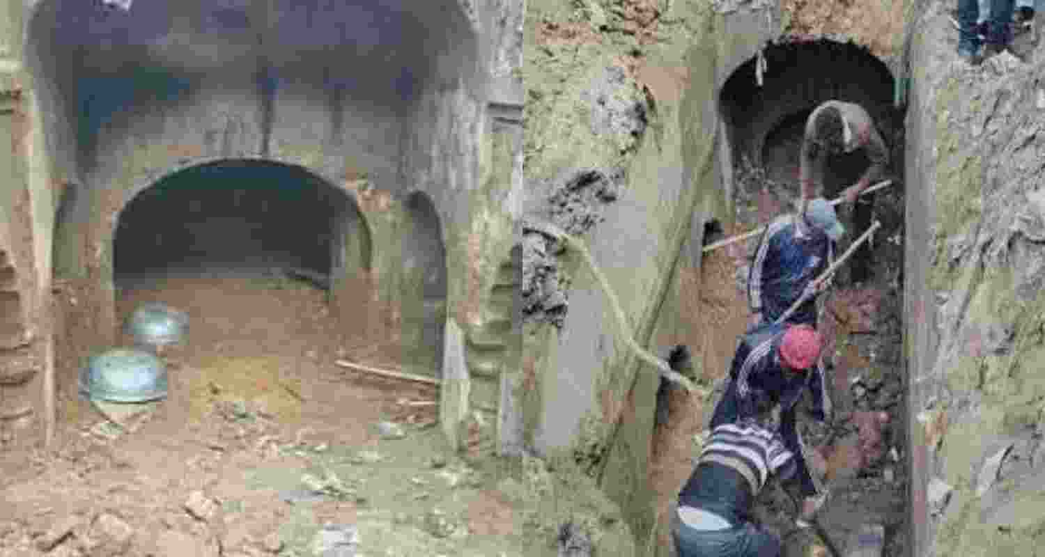 New police outpost construction underway near Jama Masjid Sambhal. New police outpost construction underway near Jama Masjid Sambhal.